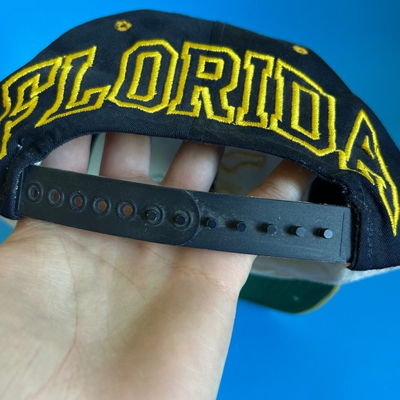 Vintage 1990's Florida Trucker Hat Embroidered Sports Style Cap Florida Hat - Picture 6 of 9